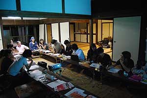 2010年秋 中央大学細野グループとの意見交換会。第1日目