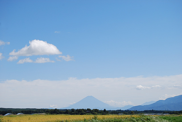 立沢地区からの絶景富士山