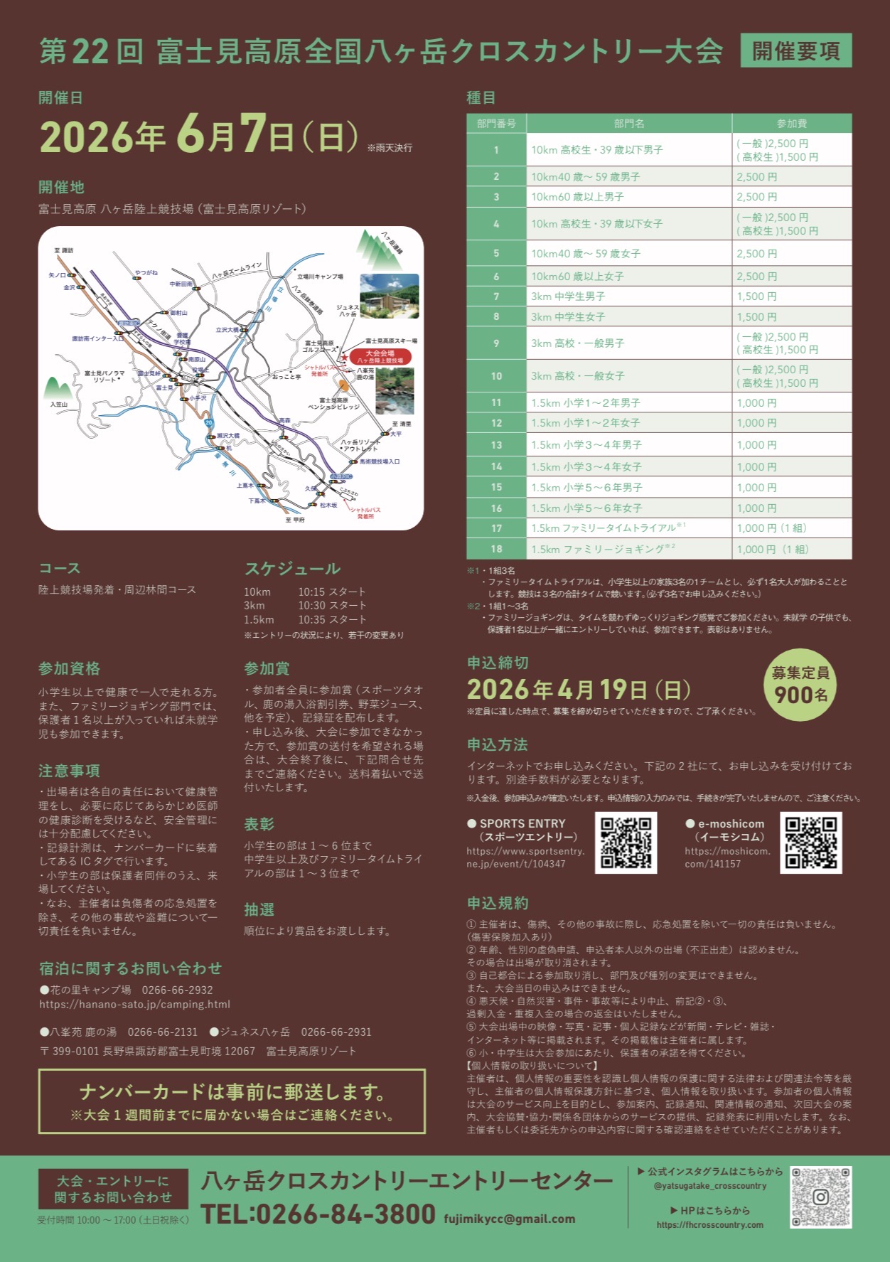 八ヶ岳クロスカントリー大会